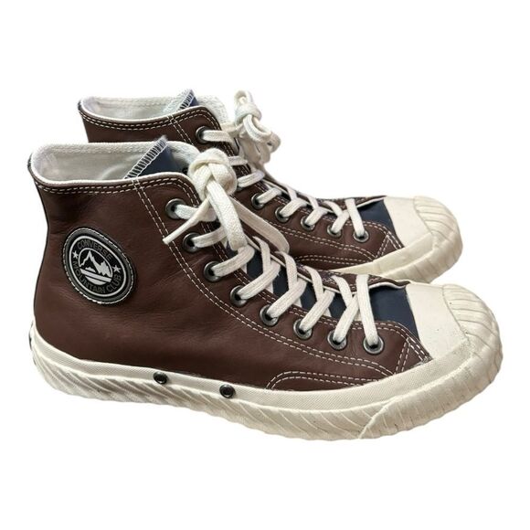 Converse Chuck 70 Bosey Hi Top 168161C Brown Leather Mountain Sneakers 7 - Picture 2 of 7